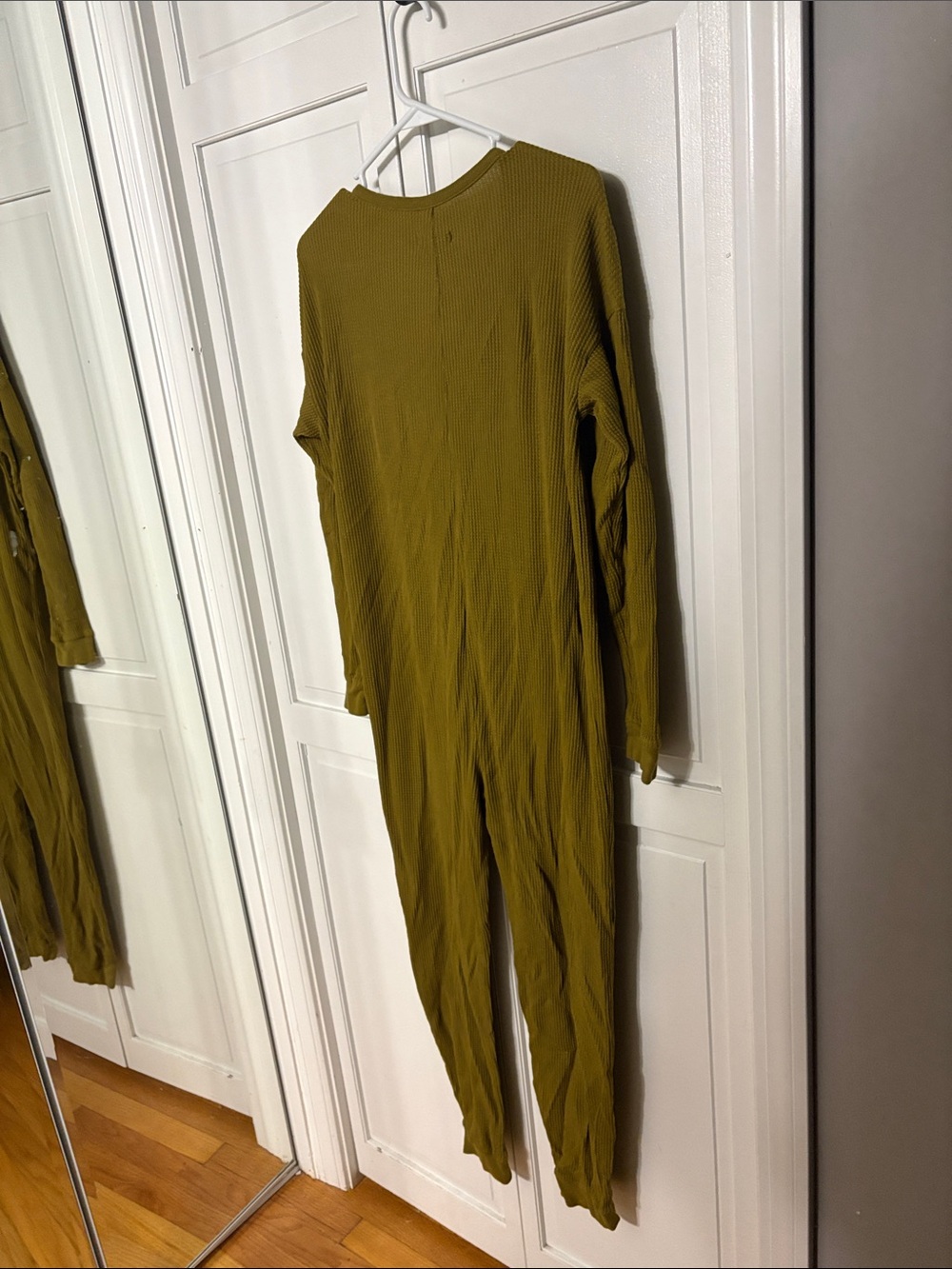 ✨ MADEWELL ✨ Long Sleeve Thermal Button Up Onesie Pajamas Or Loungewear Size XS - Picture 6 of 6